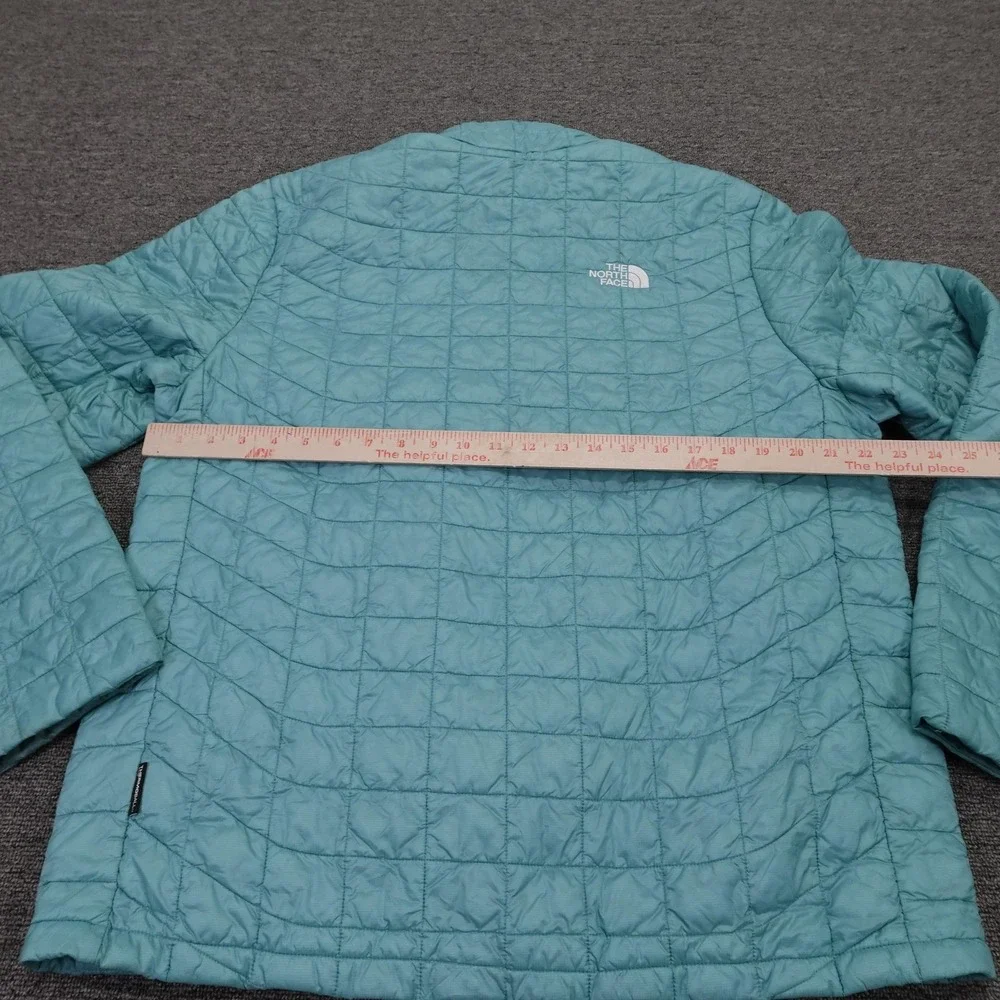 The North Face ThermoBall Eco Jacket Mens Large Blue Puffer Insulated Zip